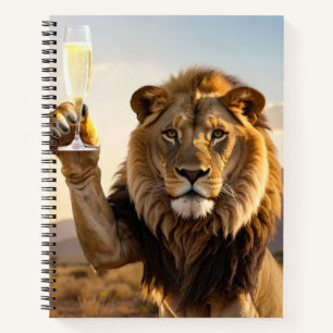 Party Congrats Lion Notebook