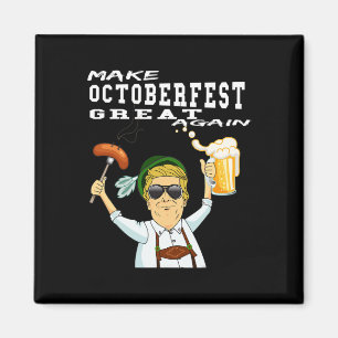 Party Costume Hats Beer Mug Sausage Trump Gift  Magnet