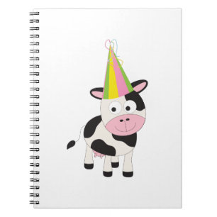 Party Cow Spiral Notebook