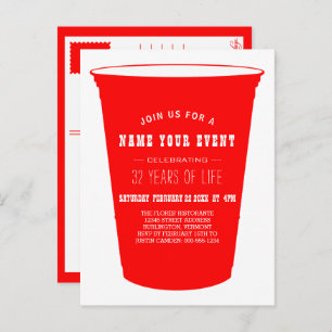 party cup invite