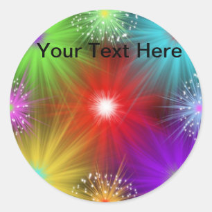 Party Design Classic Round Sticker