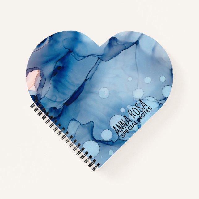 *~* Party Diary Chic Artistic Girly Love Heart Notebook (Front)