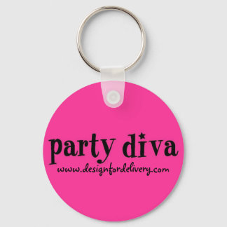 Party Diva Keychain