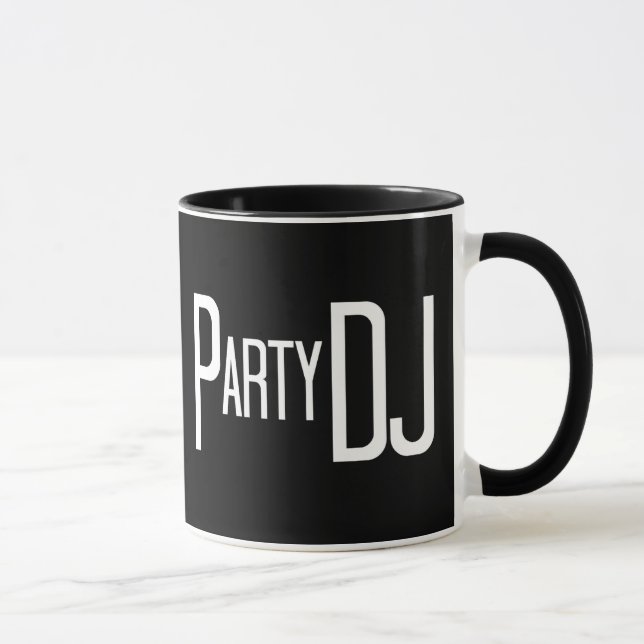 Party DJ Bold Mug (Right)