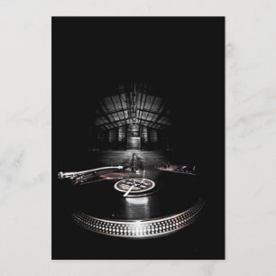 Party DJ invitation