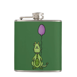 Party Dragon Hip Flask