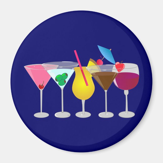 Party Drinks Magnet (Front)