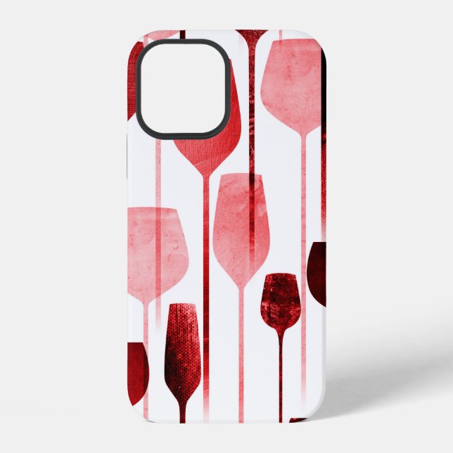Party drinks seamless pattern iPhone case (Back)