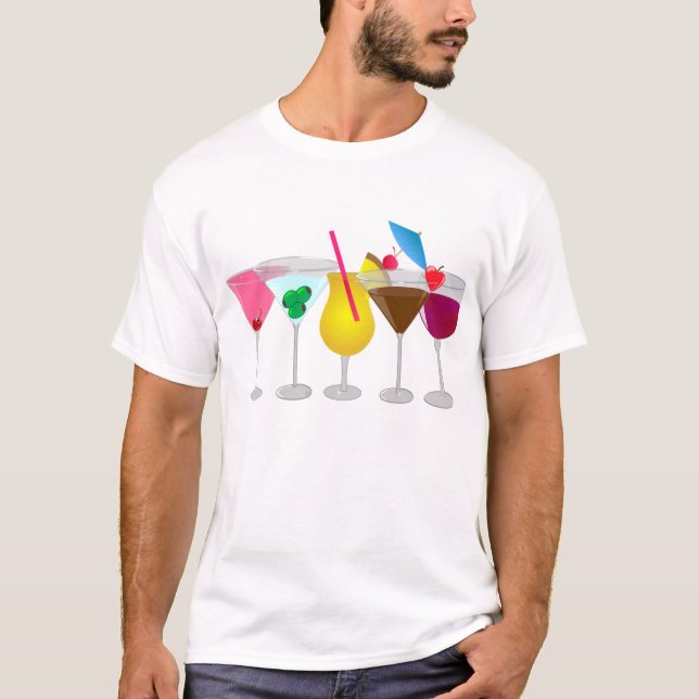 Party Drinks T-Shirt (Front)