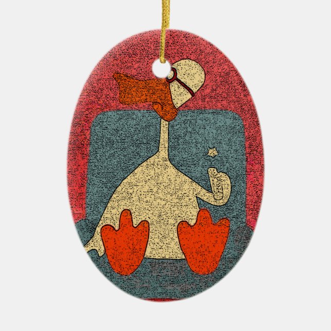 Party Duck Ornament (Front)
