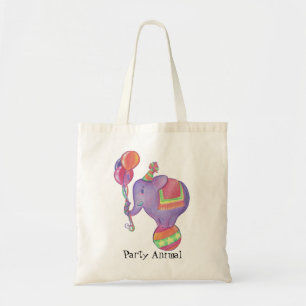 Party Elephant Tote Bag