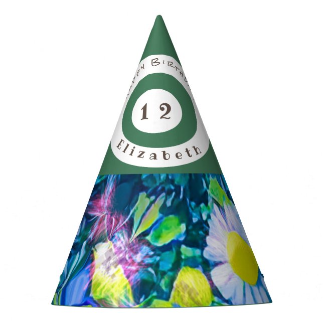 Party Essentials Personalise Text  Party Hat (Front)