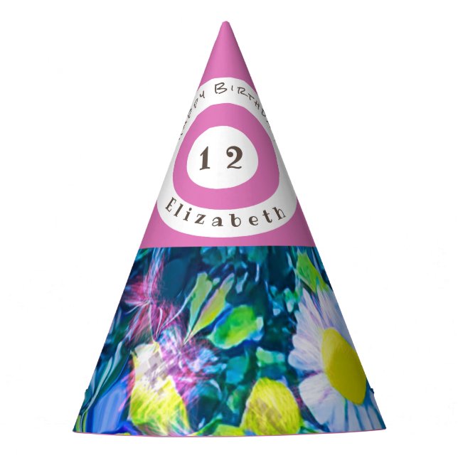 Party Essentials Personalise Text  Party Hat (Front)