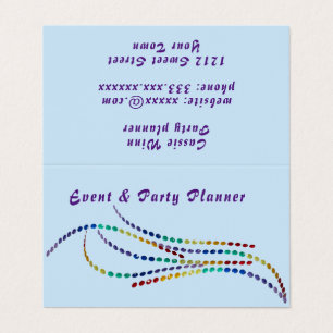 Party Event Celebratio planner business organiser  Card