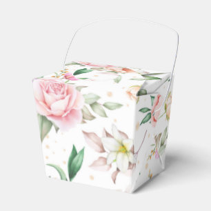 Party Favour Box-Floral Print Favour Box