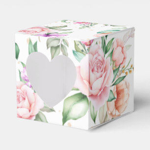 Party Favour Box-Floral Print Favour Box
