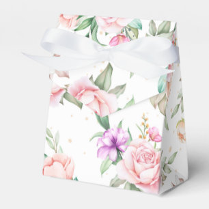 Party Favour Box-Floral Print Favour Box