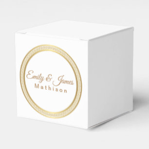 Party Favour Box-Gold Eternal Circle Box