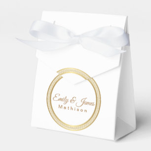 Party Favour Box-Gold Eternal Circle Box