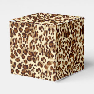 Party Favour Box-Leopard Print Box