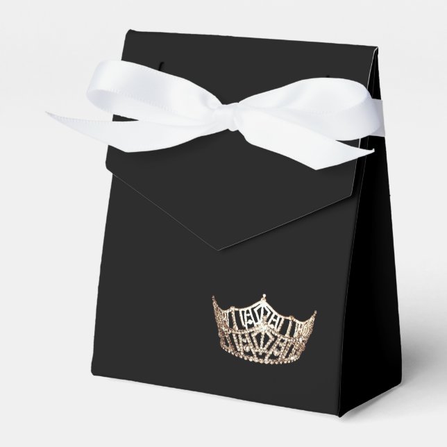 Party Favour Box Pageant Crown (Front Side)