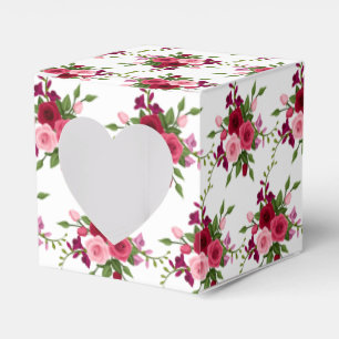 Party Favour Box-Vintage Roses Box