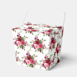 Party Favour Box-Vintage Roses Box
