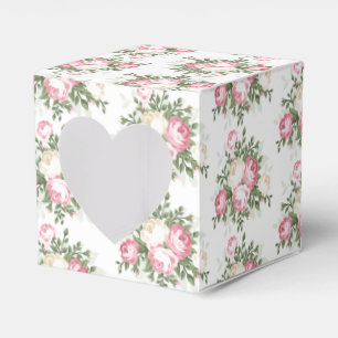 Party Favour Box-Vintage Roses Favour Box