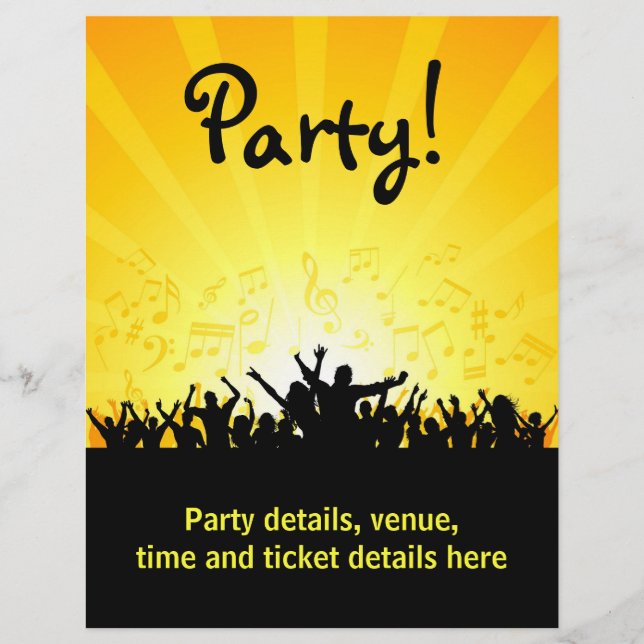 Party flyer (Front)