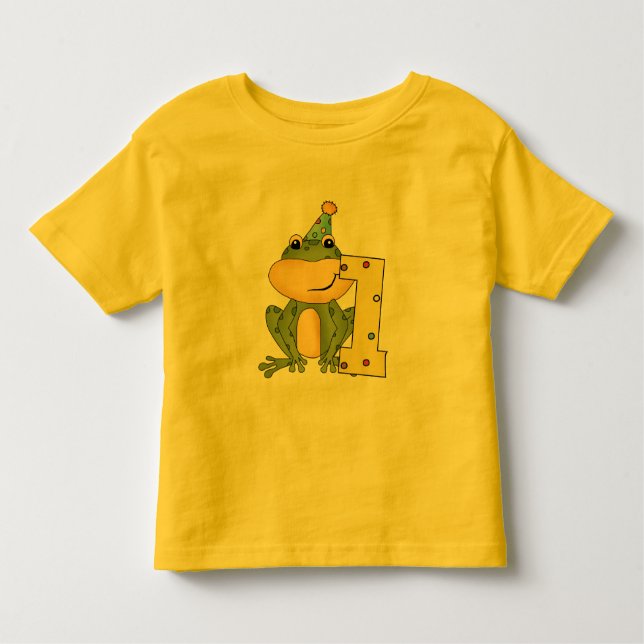 Party Frog 1st Birthday T-shirts and Gifts (Front)