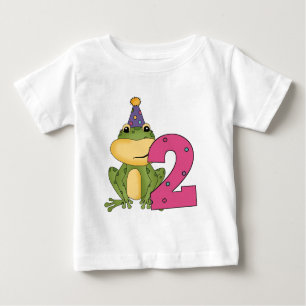 Party Frog 2nd Birthday T-shirts and Gifts