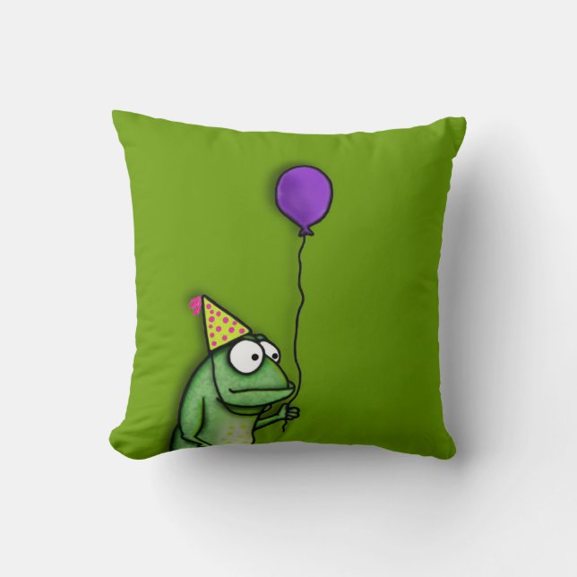 Party Frog Cushion (Front)