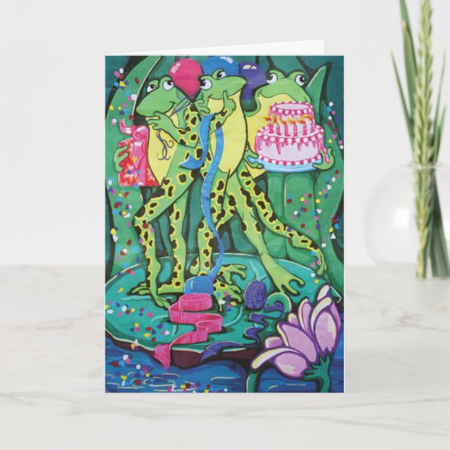 Party Frogs Card (Front)