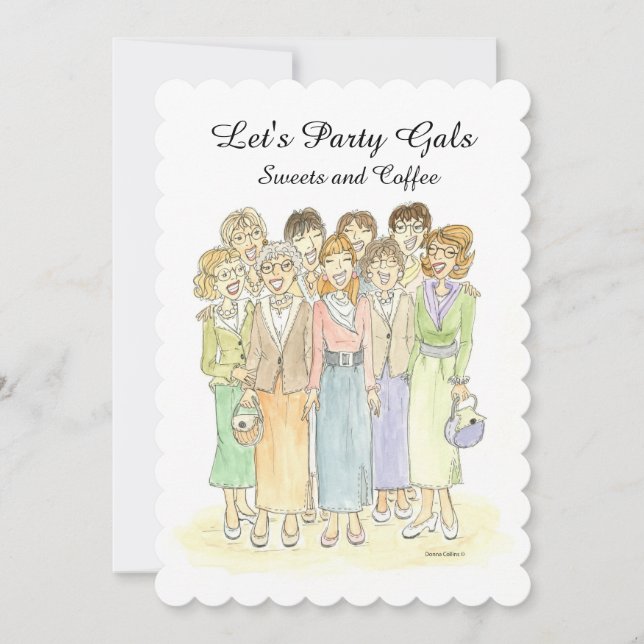 Party Gals Invitation (Front)
