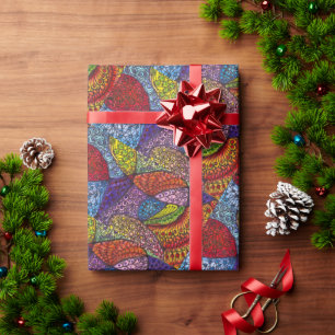 Party Gift Wrap Roll - Groovy