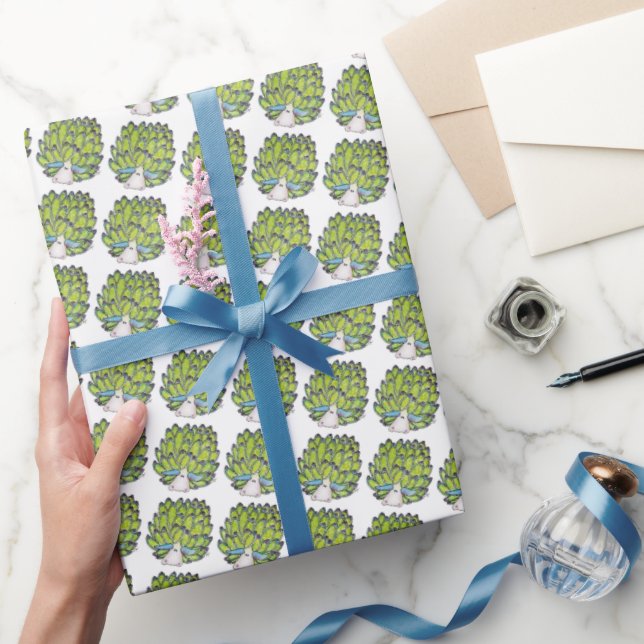 Party Gift Wrap Roll - Leaf Sheep Sea Slug (Gifting)