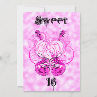 Party Girl Sweet 16 Birthday Invitation