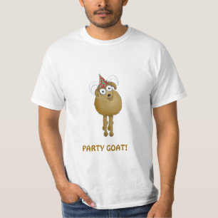 Party Goat (old goat) cartoon t-shirt