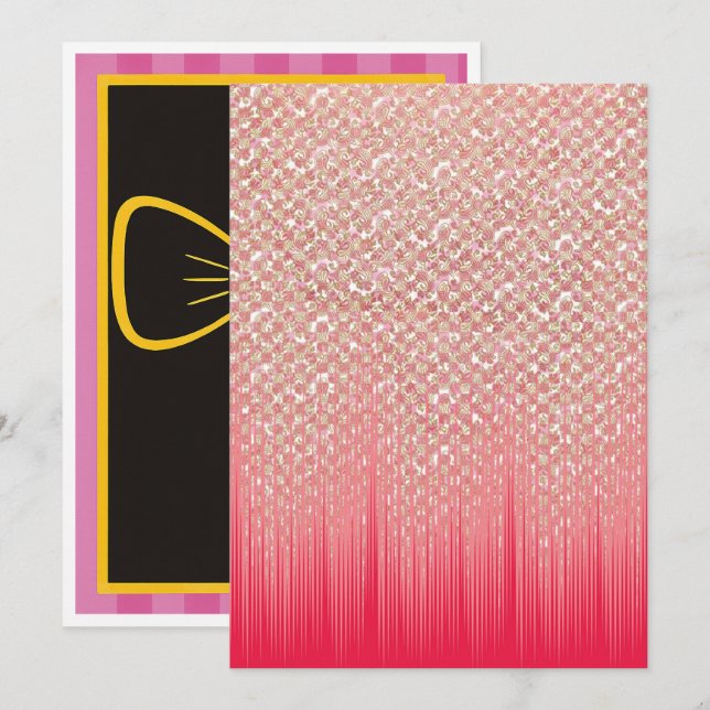 Party, Graduation & Life Announcement Cards (Front/Back)