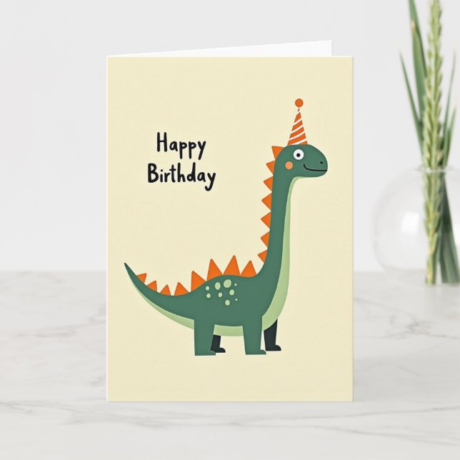 Party Hat Beast Birthday Card (Front)