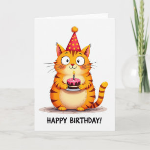 Party Hat Birthday Card