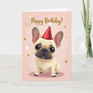 Party Hat Puppy Birthday Card