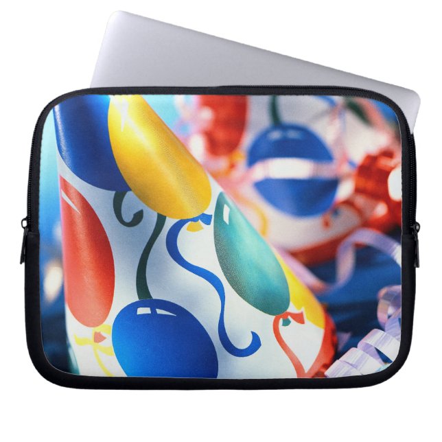 Party Hats Laptop Sleeve (Front)
