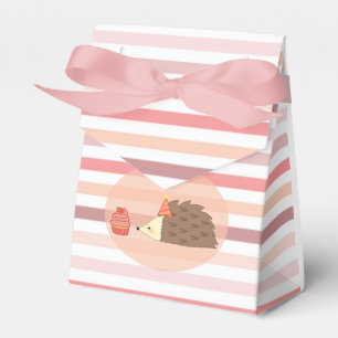 Party Hedgehog and Cupcake Favour Box