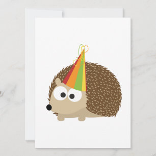 Party Hedgehog Invitation