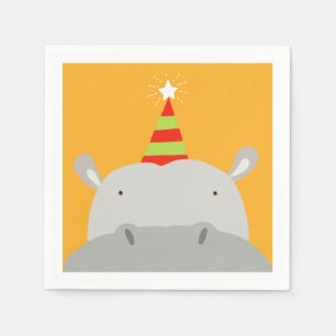 Party Hippo Napkin