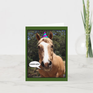 Party Horse Card - "Bess"