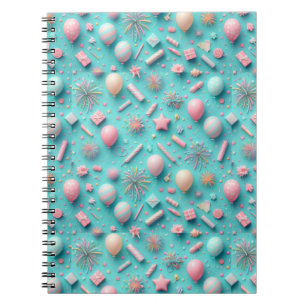 Party in Blue Notebook