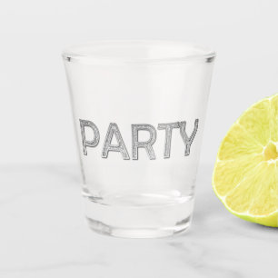 Party in Diamond Bling Shot Glass