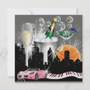 Party in Style Bright Lights - SRF Invitation